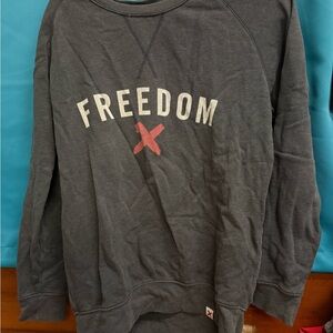 Freedom X Women's Gray Crew Neck Sweater